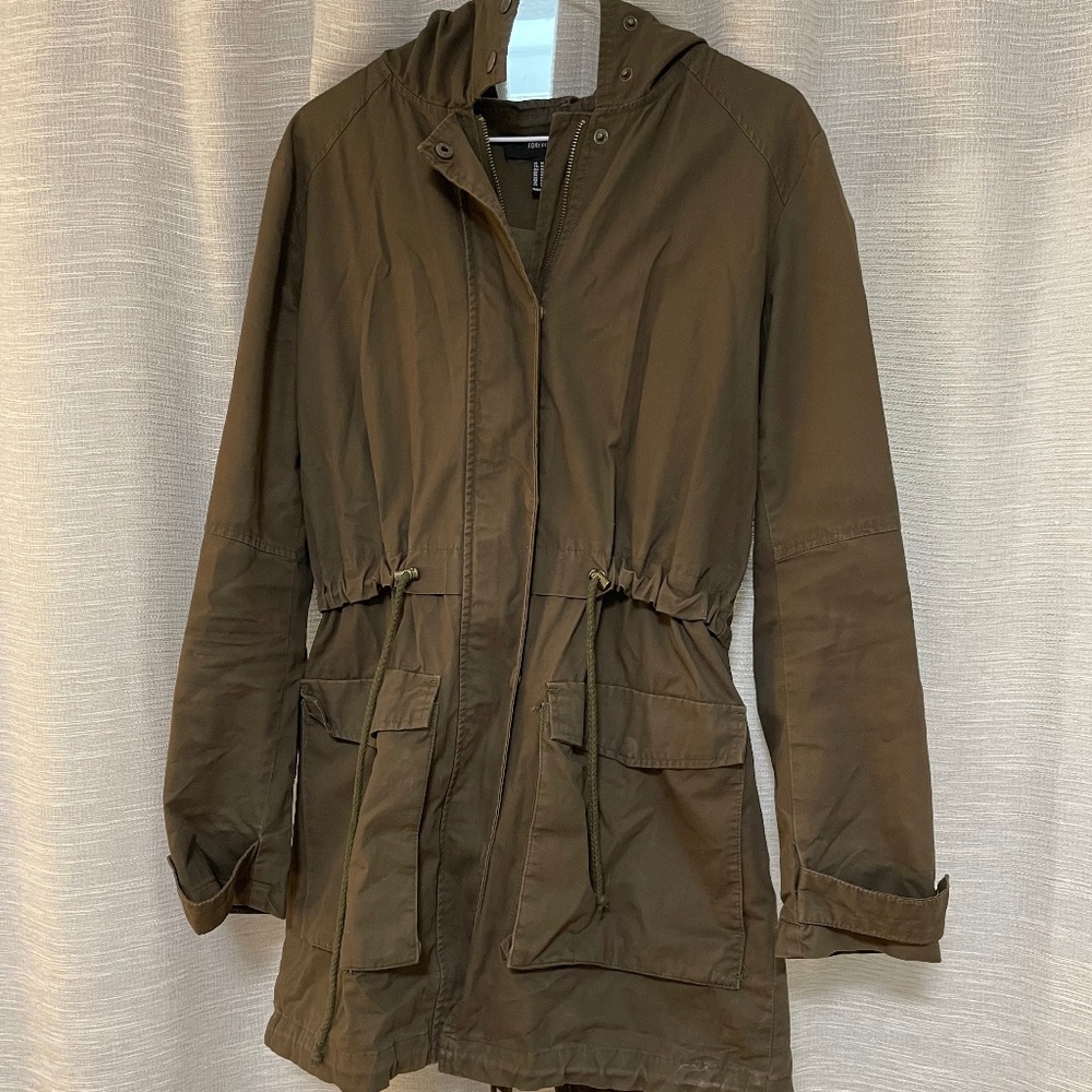 Army Green Long Jacket